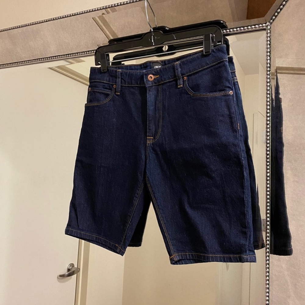 ASOS Denim Slim Shorts